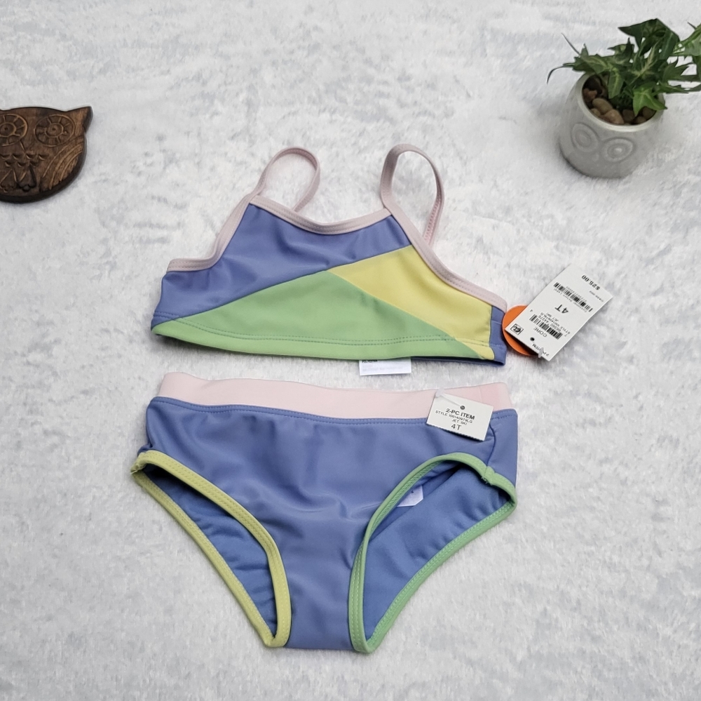 New Ideology Core Girl Swim  Suit color Multicolor size 4T.!!